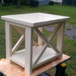 Ana White Rustic End Table