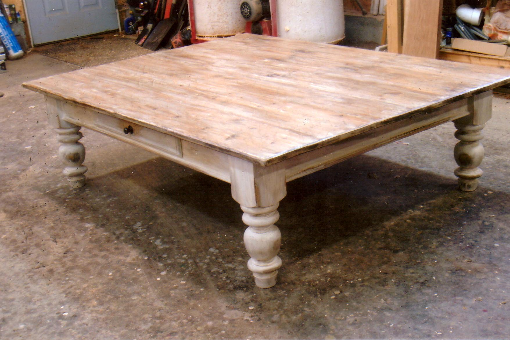 Antique Wood Coffee Table