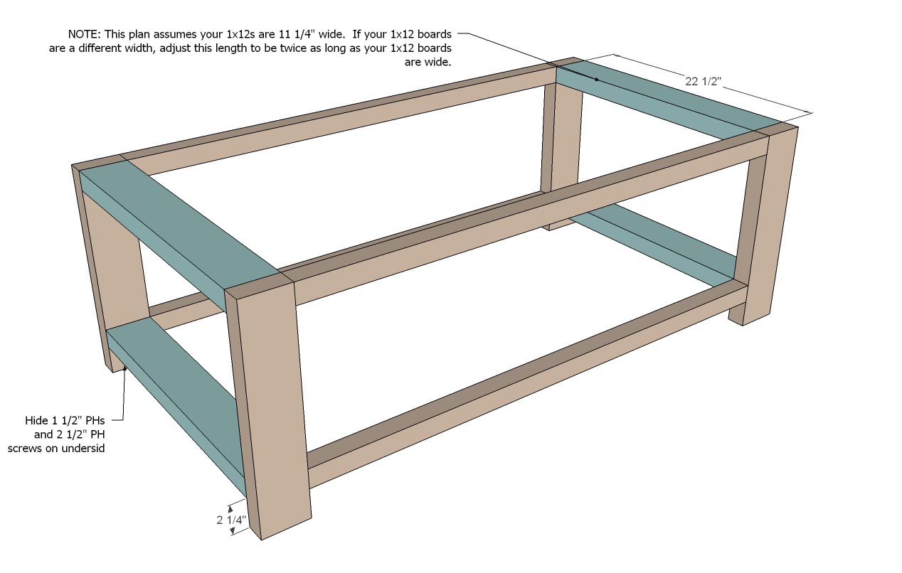 Coffee Table DIY Plans