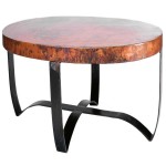 Copper Top Coffee Table