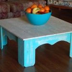 Distressed Blue Coffee Table