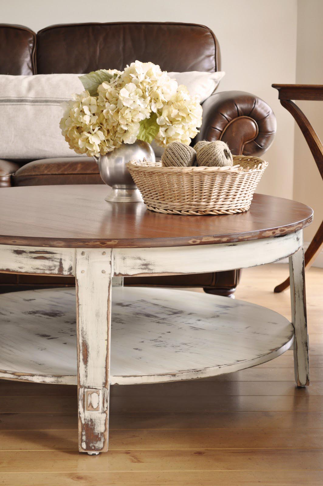 Distressed Coffee Table Set