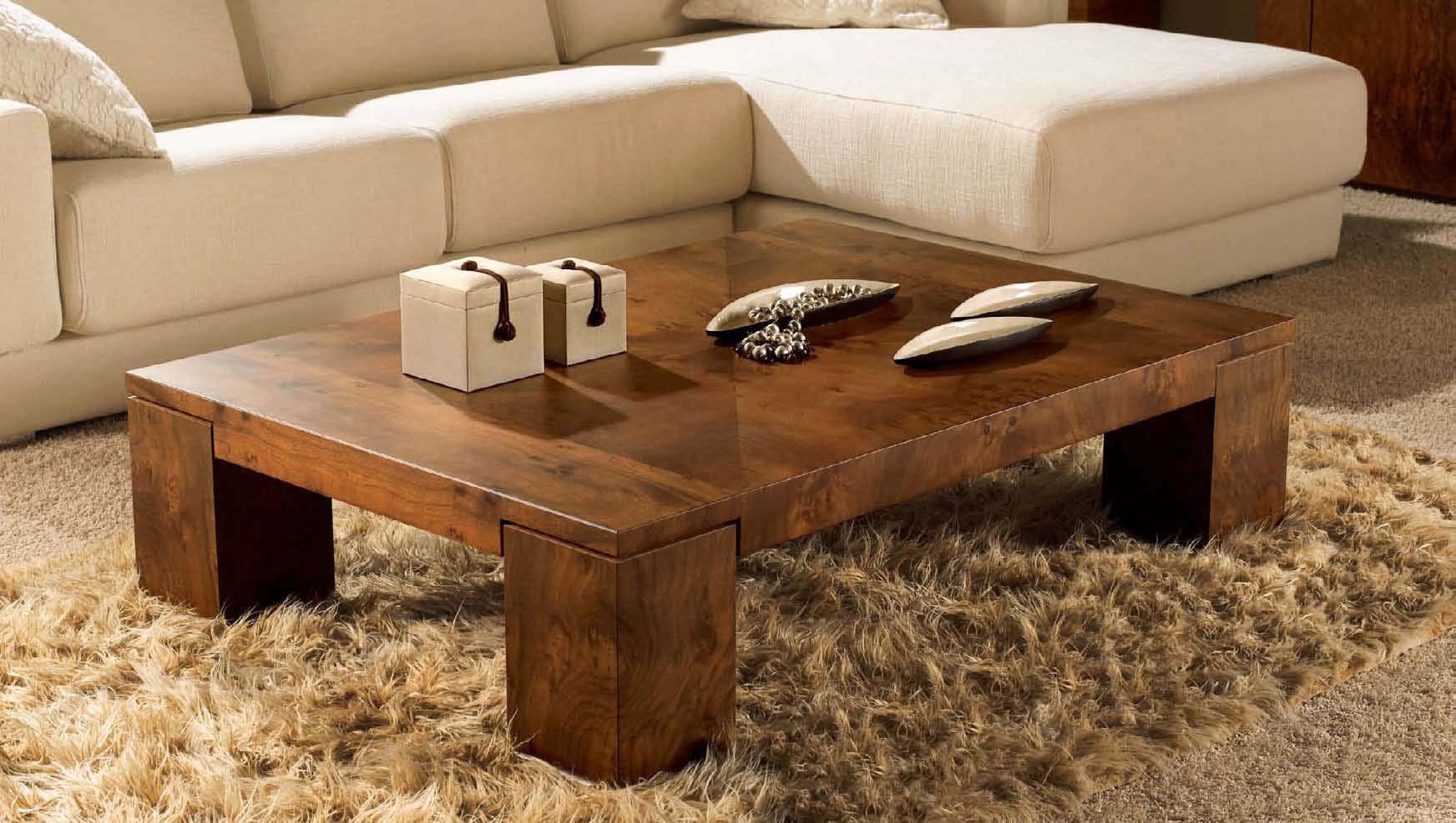 Distressed Wooden Coffee Table