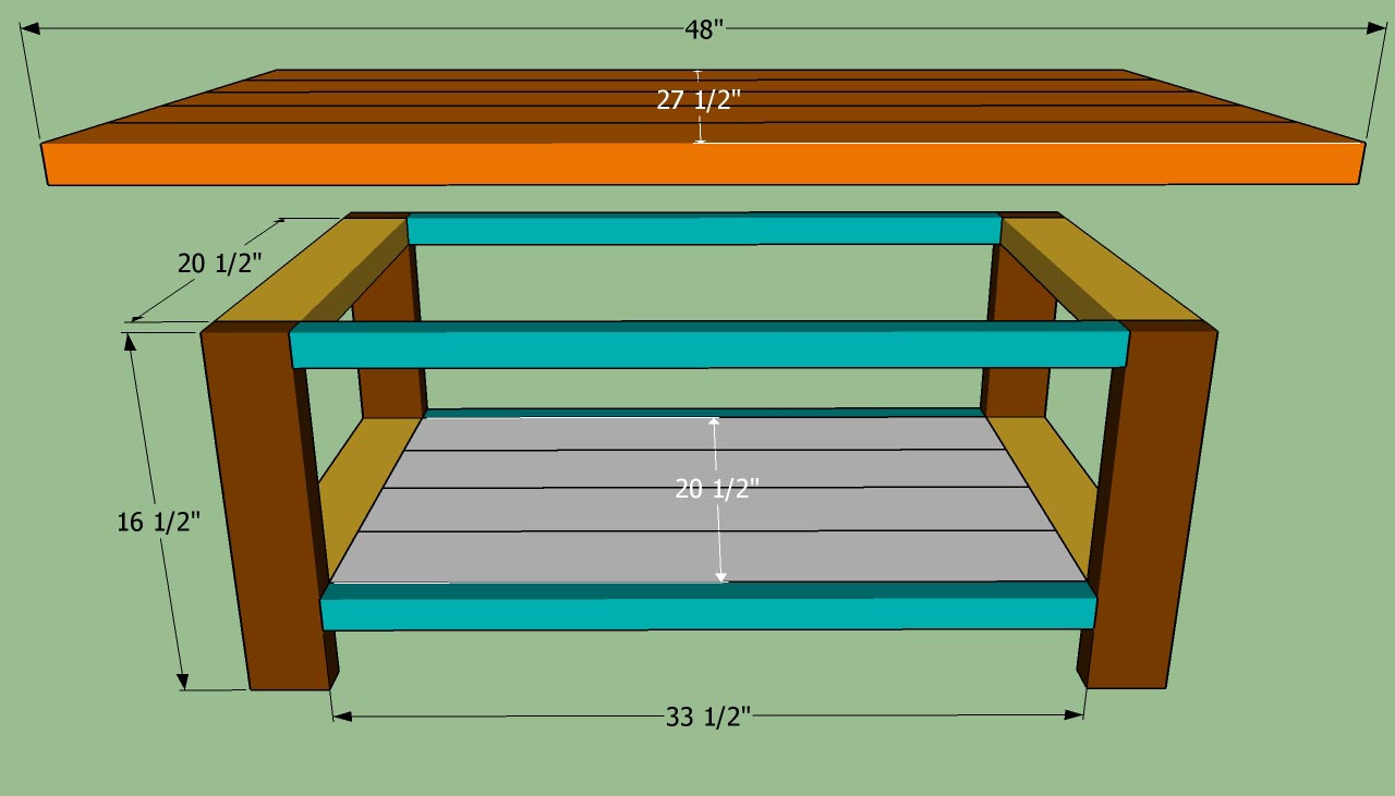 Easy Coffee Table Plans