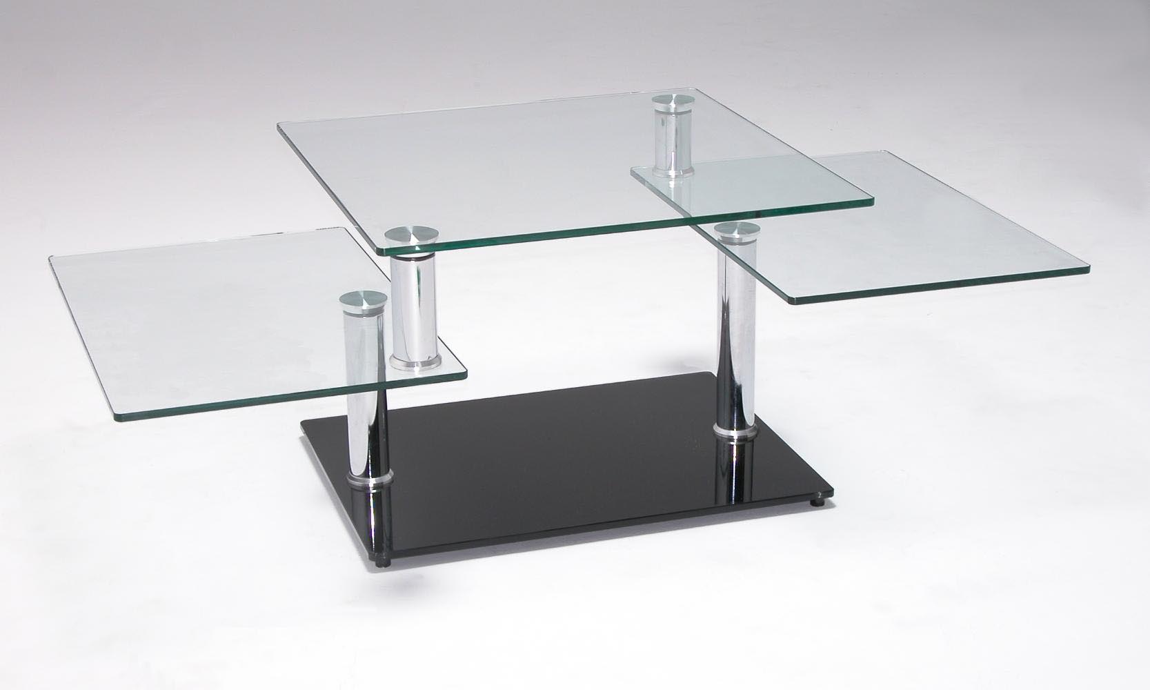 Folding Glass Coffee Table