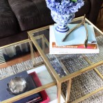 Gold Painted Coffee Table