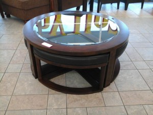 Marion Coffee Table with Stools