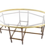 Faux Bamboo Coffee Table