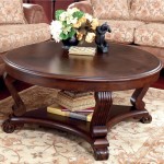 Large Round Coffee Table