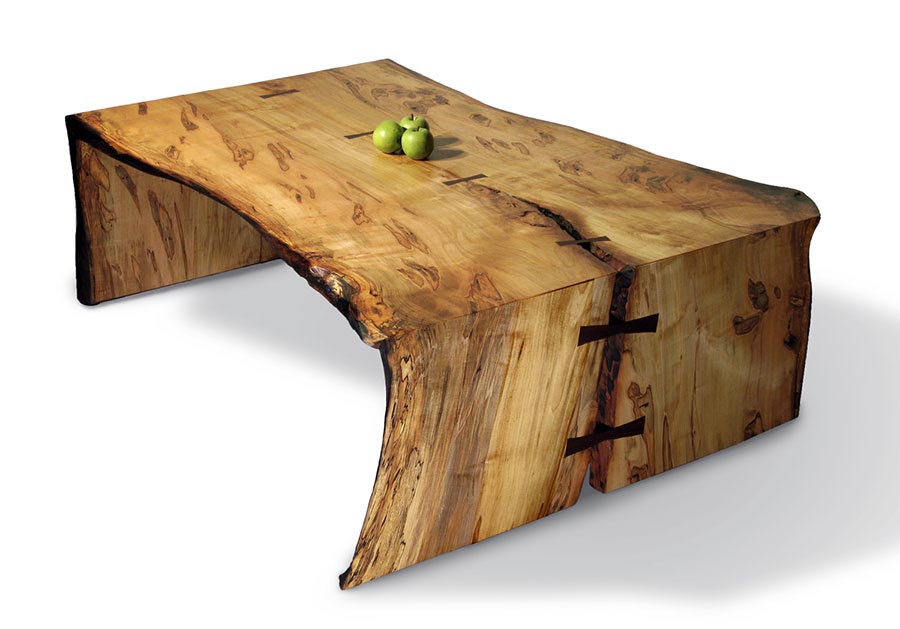 Maple Slab Coffee Table