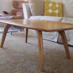 Narrow Coffee Table Bench Style