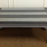 Silver Wood Coffee Table
