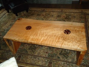 Tiger Maple Coffee Table