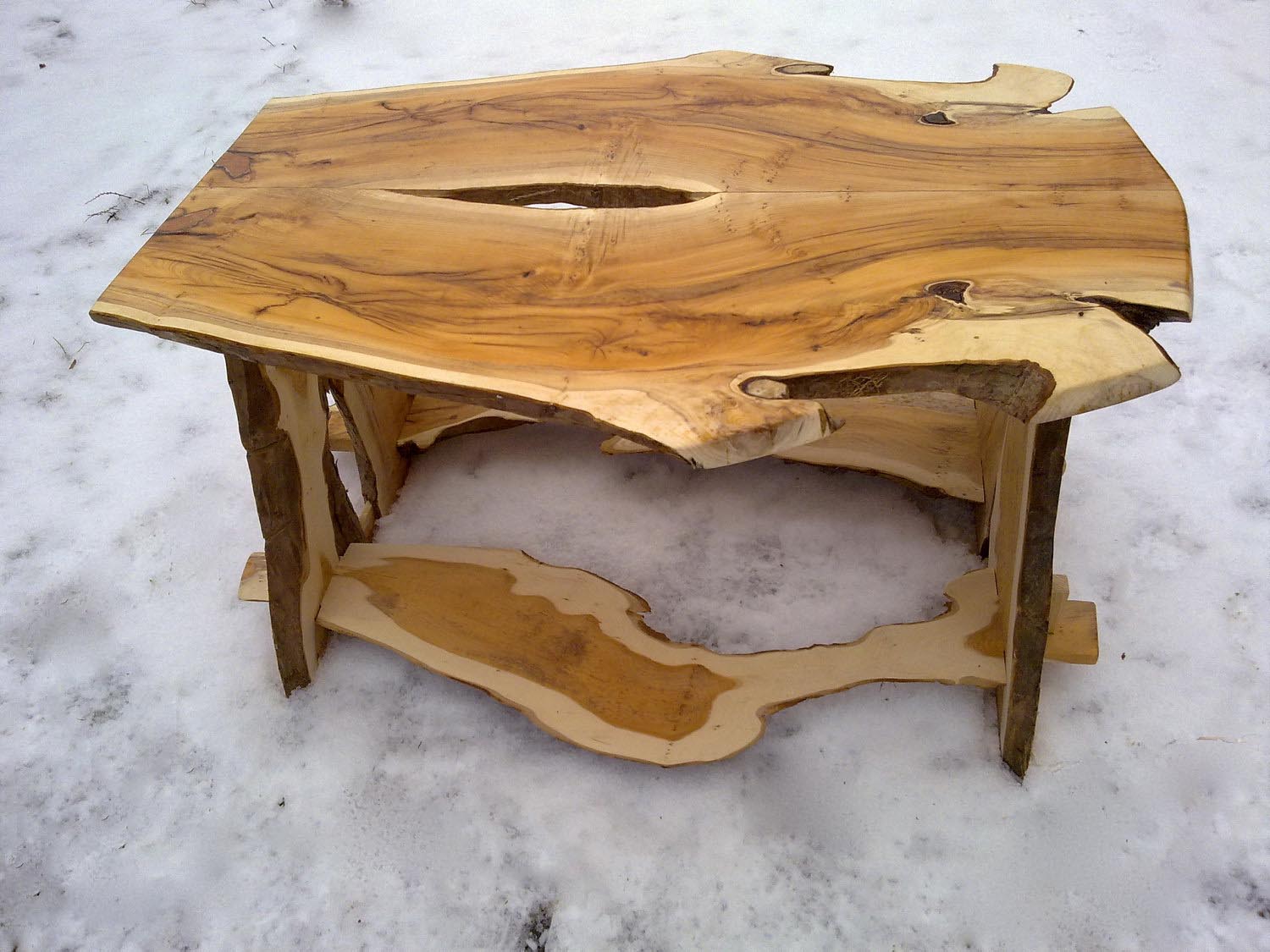 Unique Wood Coffee Table