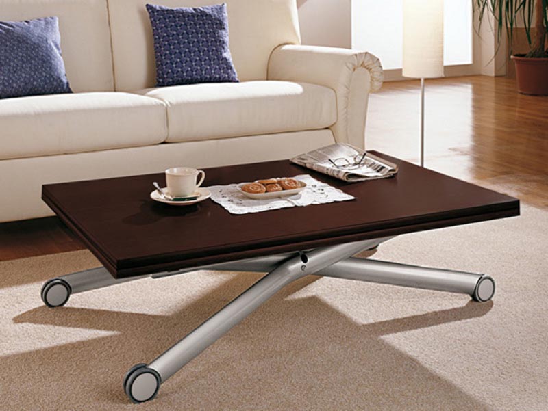 Coffee Table Dining Table : Hans Olsen Adjustable Height Dining/Coffee