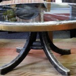 Antique Wagon Wheel Coffee Table
