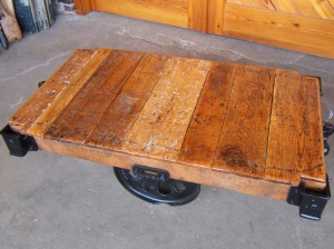 Antique Wheels for Coffee Table