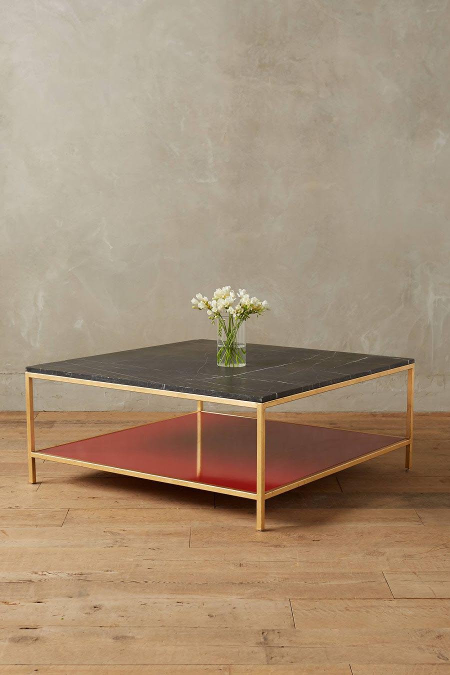 Black and Gold Coffee Table