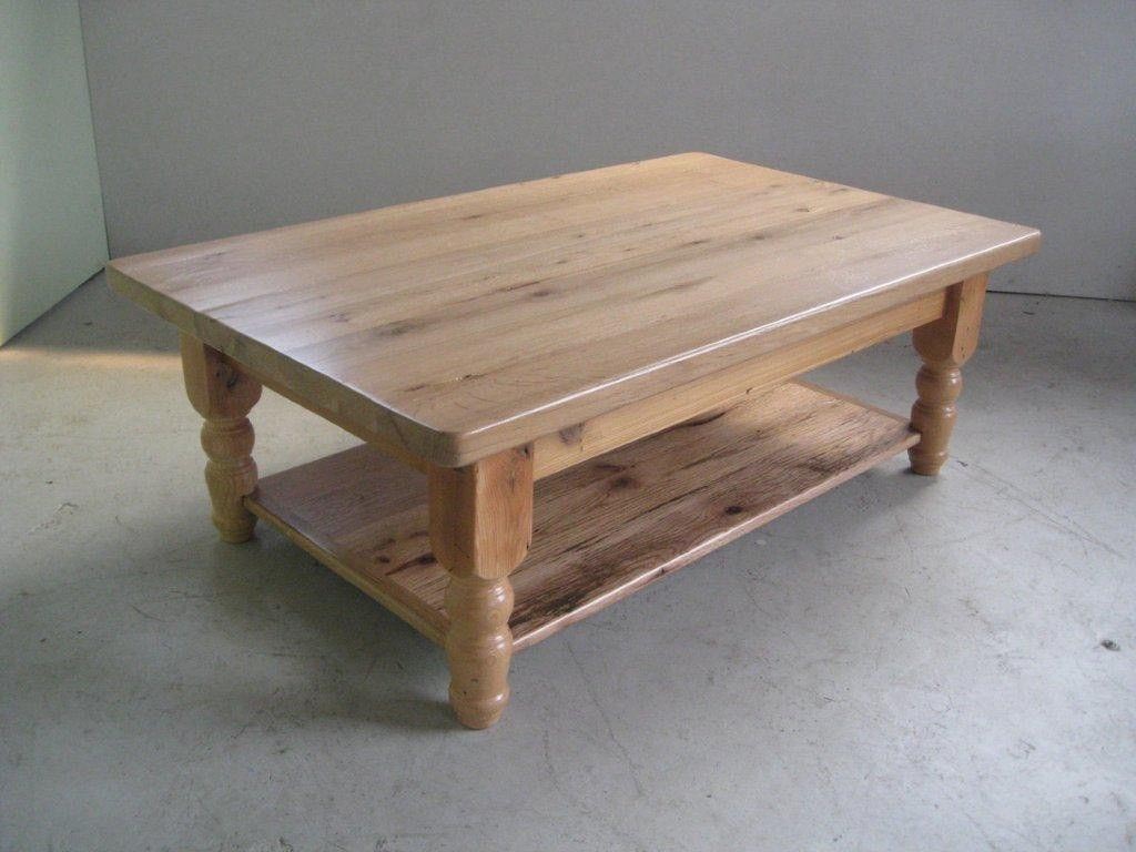 Custom Oak Coffee Table