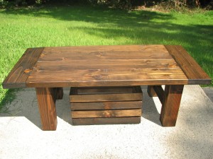 Distressed Pine Coffee Table