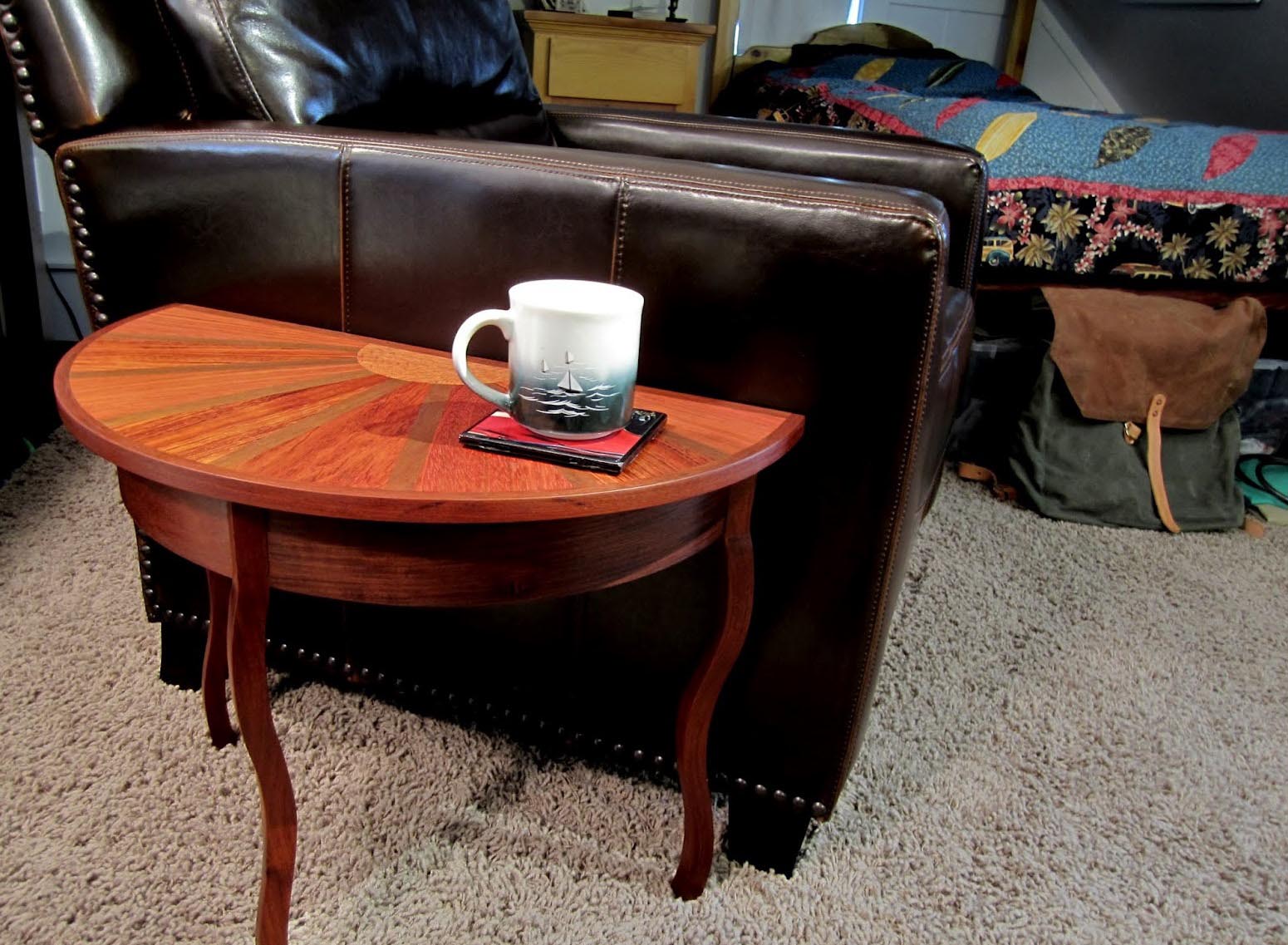 Half Circle Coffee Table