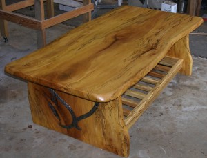 How to Make a Wood Slab Coffee Table