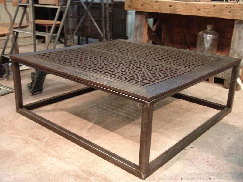 Industrial Steel Coffee Table