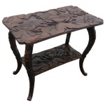 Japanese Carved Coffee Table