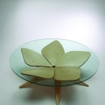 Japanese Designer Glass Coffee Table