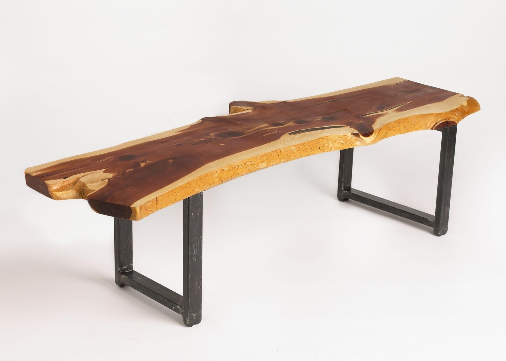 Large Wood Slab Coffee Table