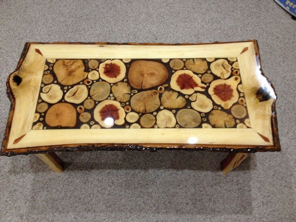 Log Slice Coffee Table