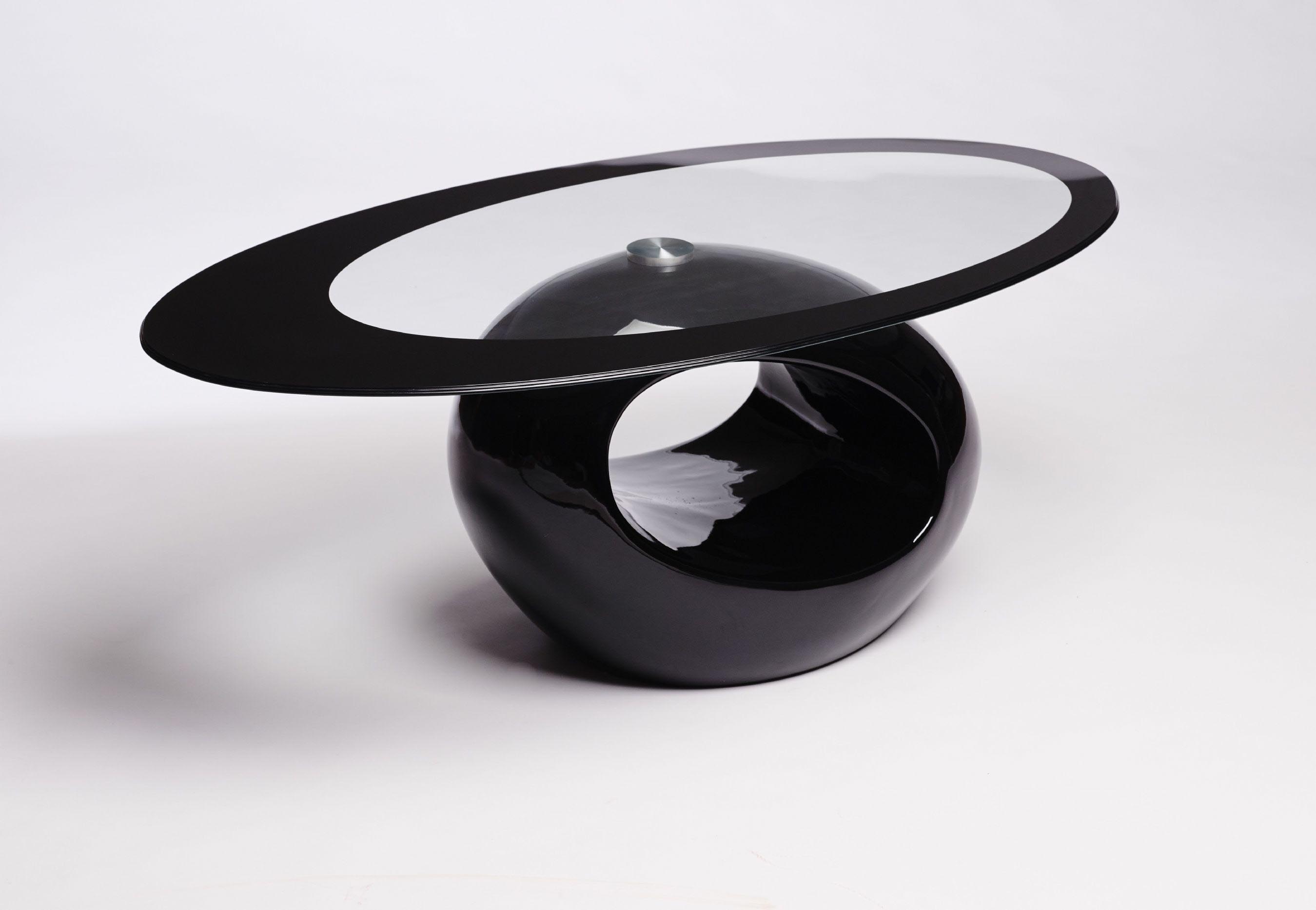 modern black coffee table