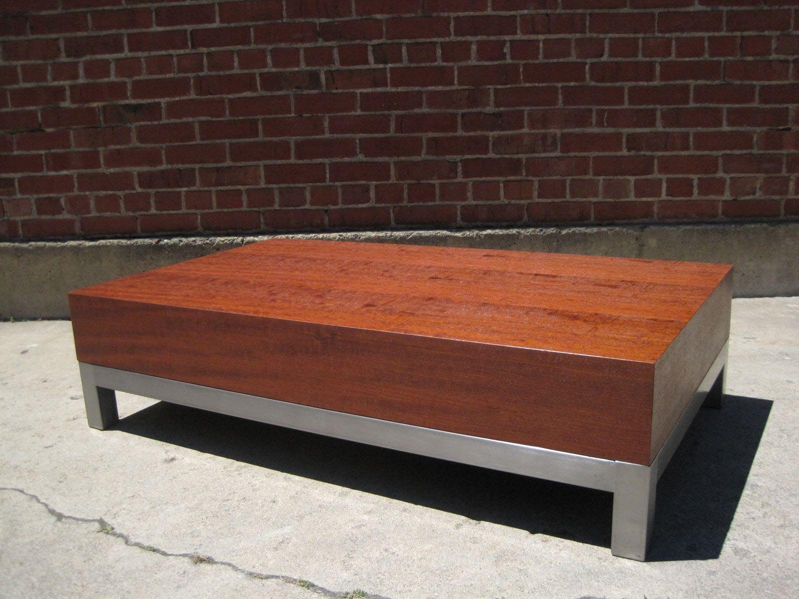 Modern Mahogany Coffee Table