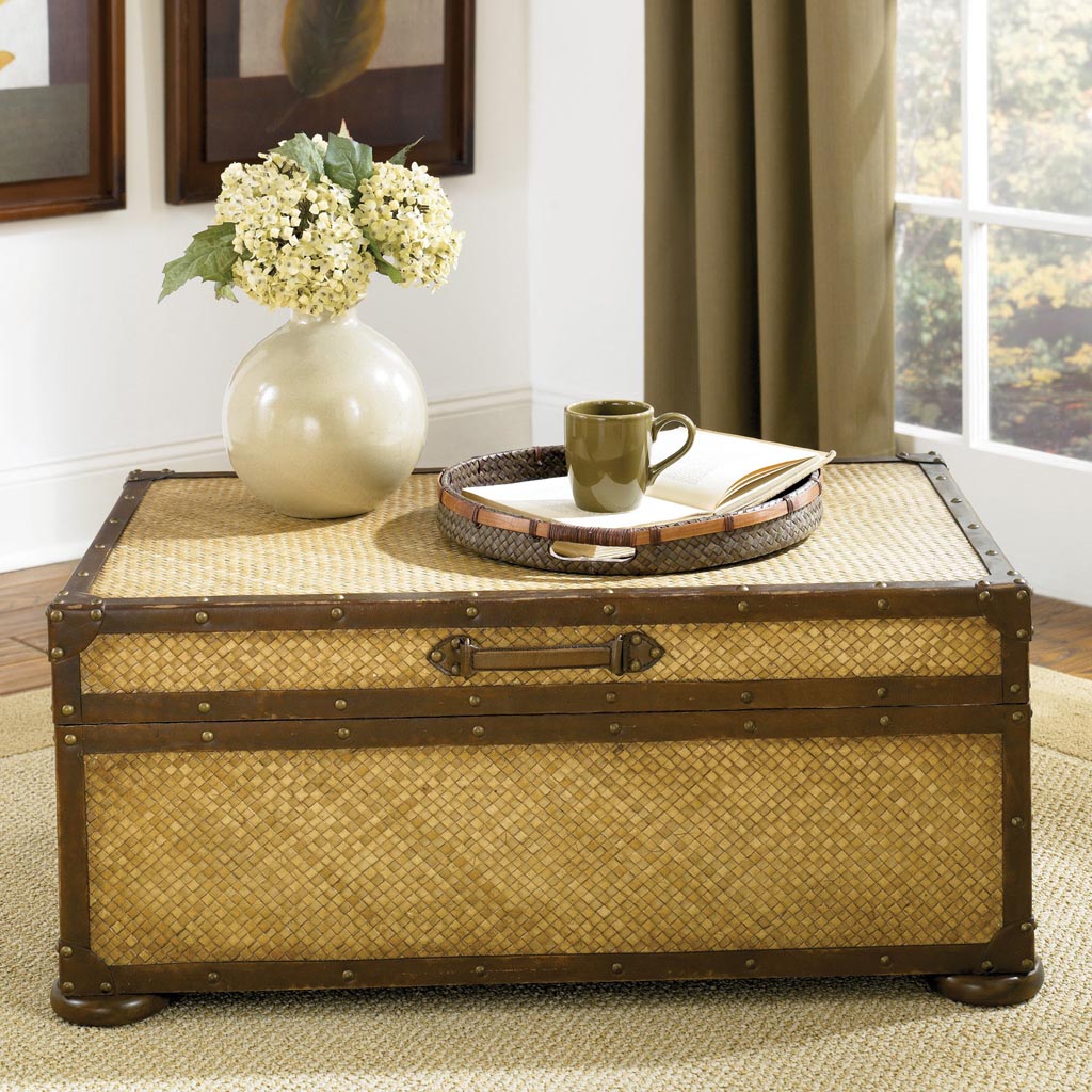 Rattan Coffee Table Trunk