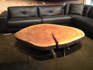 Round Log Coffee Table