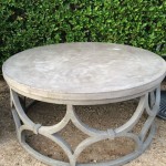 Round Outdoor Coffee Table
