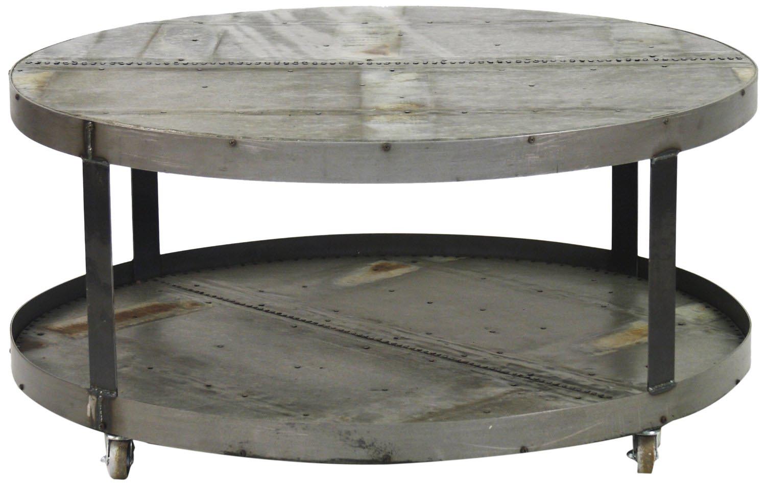 Round Steel Coffee Table