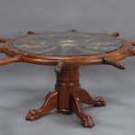 Ship Wheel Coffee Table