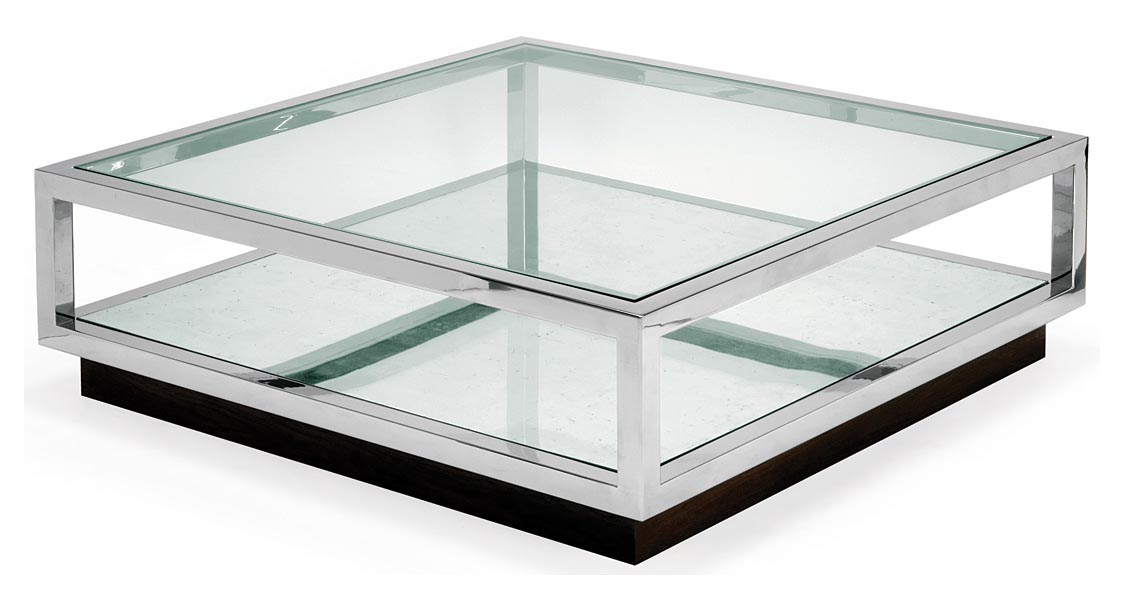 Stainless Steel Glass Coffee Table