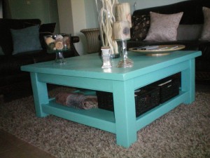 Tiffany Blue Coffee Table