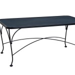 Wrought Iron Patio Coffee Table